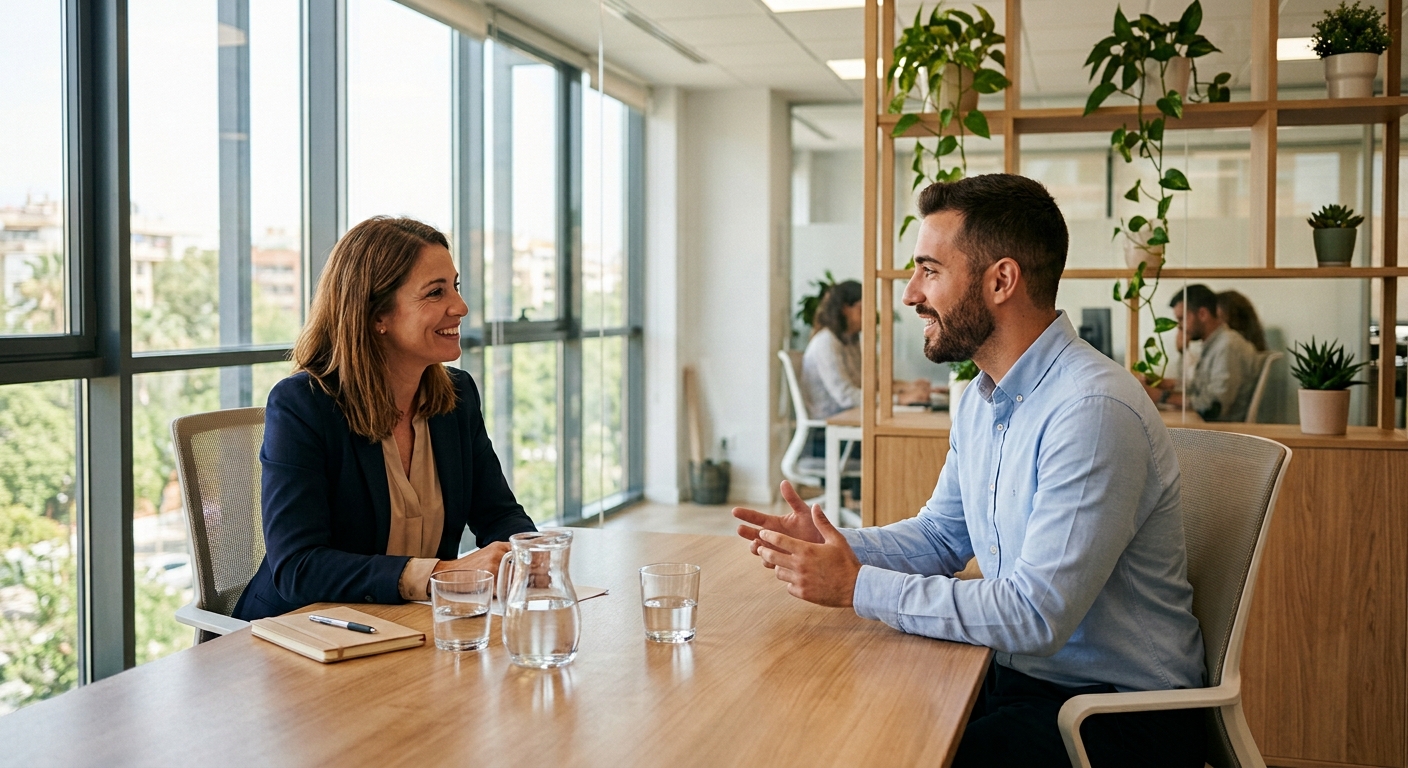 Recruiter evaluating a candidate's potential beyond their résumé